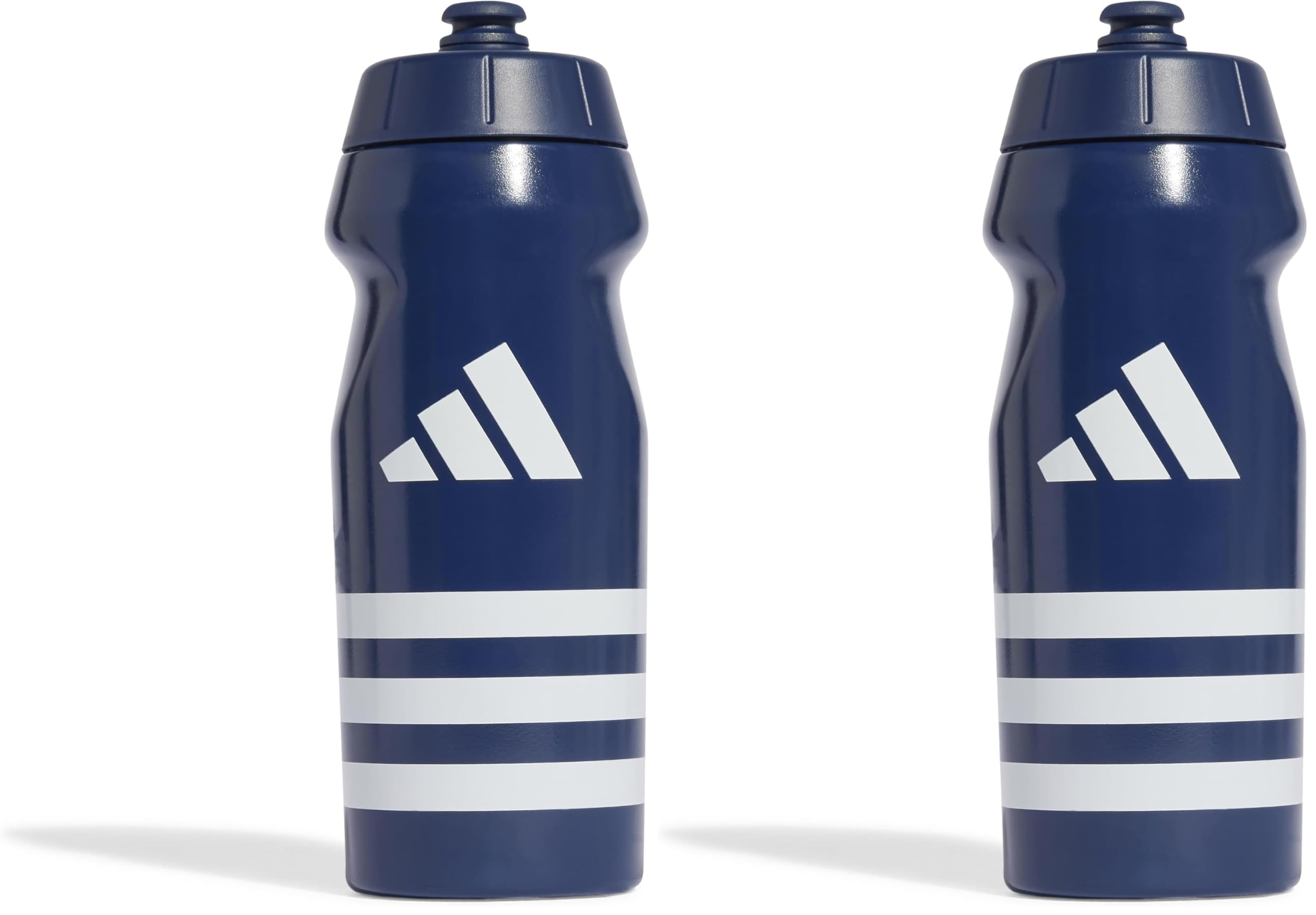 adidas Unisex TIRO Bottle 0.5 Litre, Team Navy Blue 2/White, One Size (Packung mit 2)