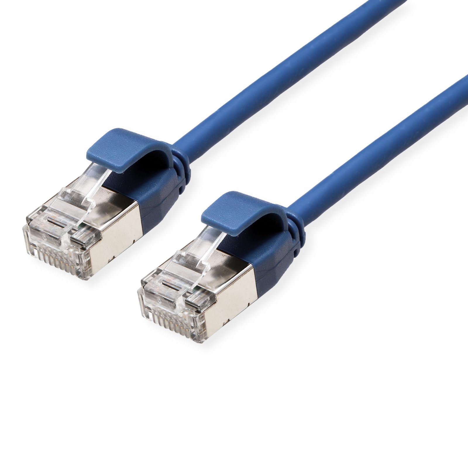 ROLINE U/FTP DataCenter Patch Cable Cat.6A (Class EA), LSOH, Slim, Blue, 0.3 m
