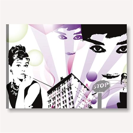 Quadri Lc Italia Audrey Hepburn 4 Quadro Stampa Su Tela 50