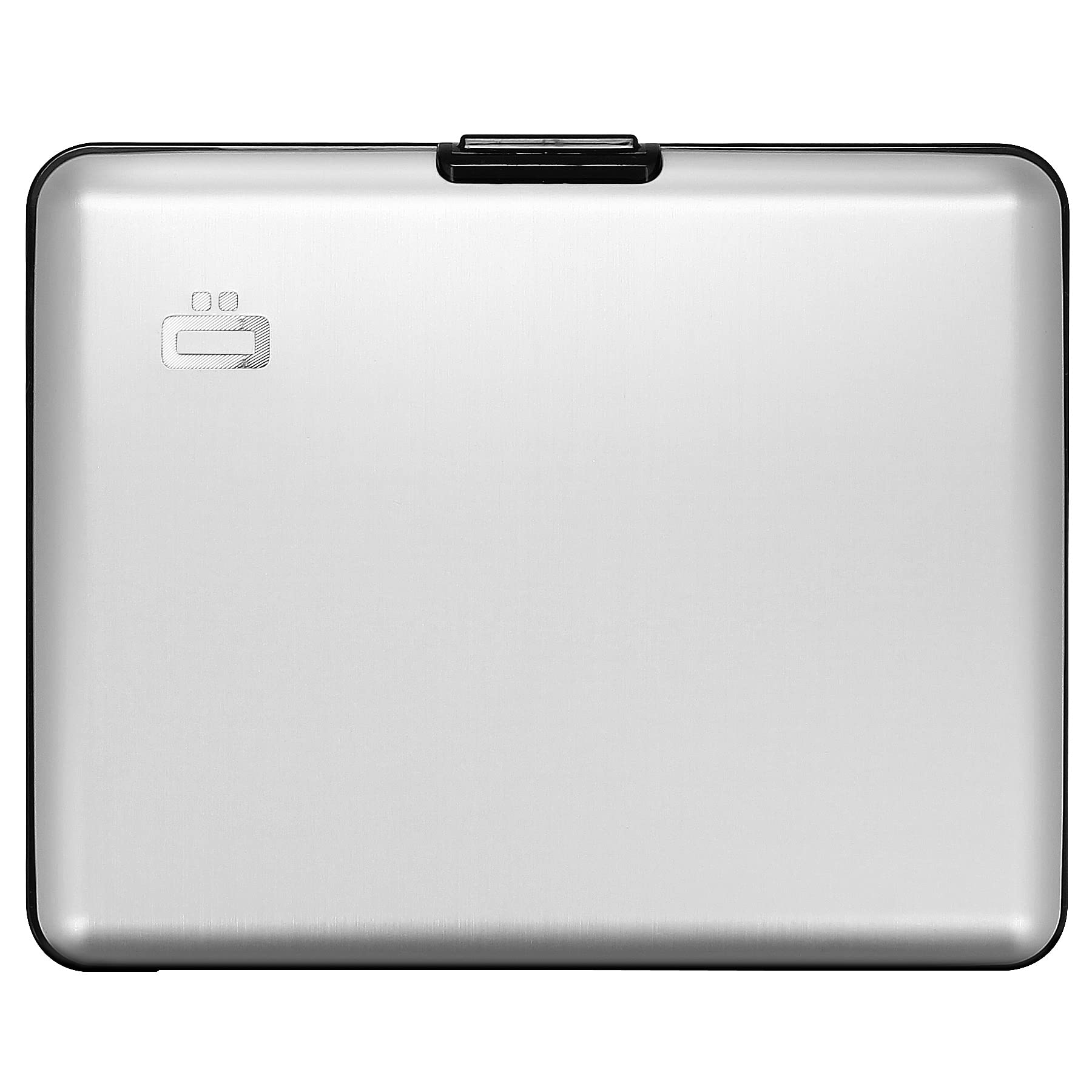 ÖGON -DESIGNS- Aluminium Wallet, Large Capacity, RFID Protection Against Fraud and demagnetization, Smart Case Big Stockholm Model