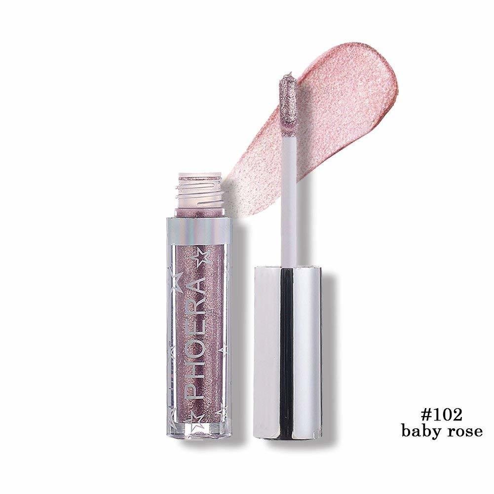 Caeasar Glitter Liquid Eyeshadow, Single Color Liquid Eye Shadow, Shimmer Liquid Eyeshadow, Eye Makeup Liquid Eyeshadows