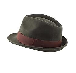 Home Prefer Men's Wool Felt Winter Hat Short Brim