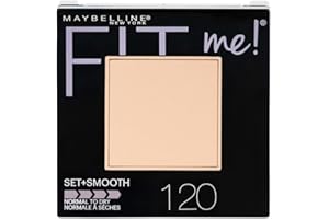 Maybelline New York Fit Me! Powder, 120 Classic Ivory, 0.3 Ounce
