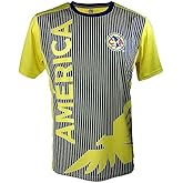 Icon Sports Adult Club America Official Soccer Poly Jersey Shirt -011 XL Yellow