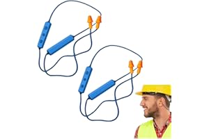 Bluetooth Earplugs for Work, Safety Ear Plugs Bluetooth Ear Protection, Earbuds Hidden in Ear Isolating Earplugs, Noise Suppr