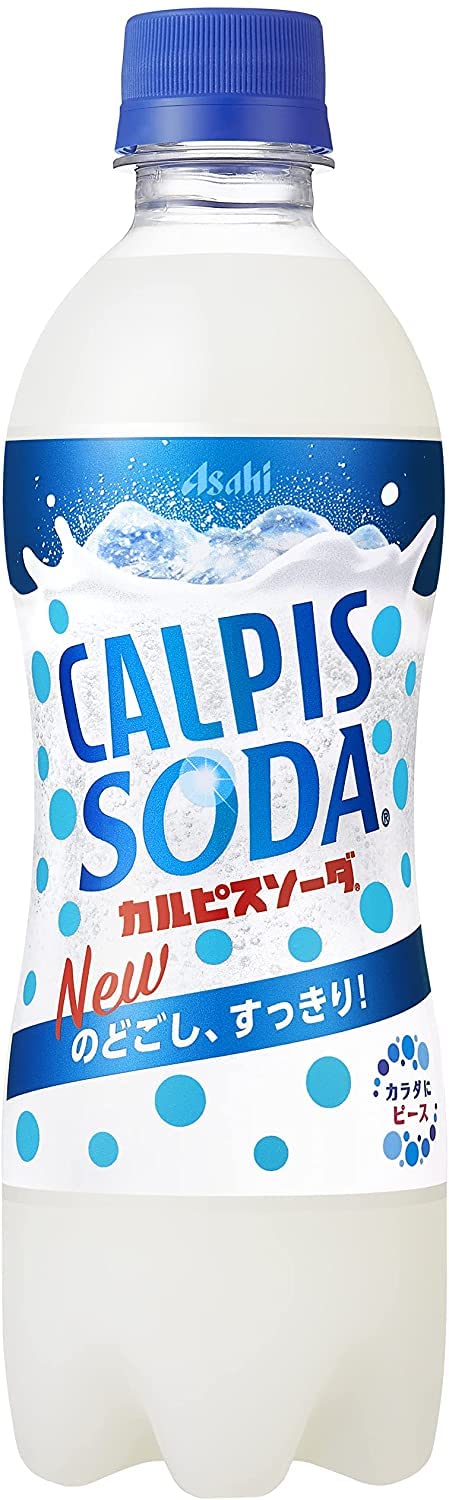 カルピスソーダ [ペット] 500ml x 24本[ケース販売][アサヒ飲料/国産/飲料]商品画像