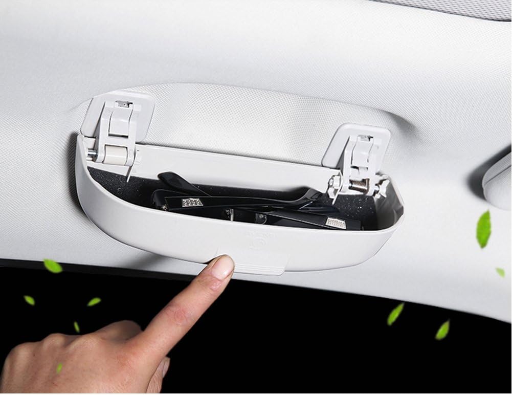 Gray 1PC Auto Car Interior Sunglasses Sun Glasses Storage Box Eyeglass