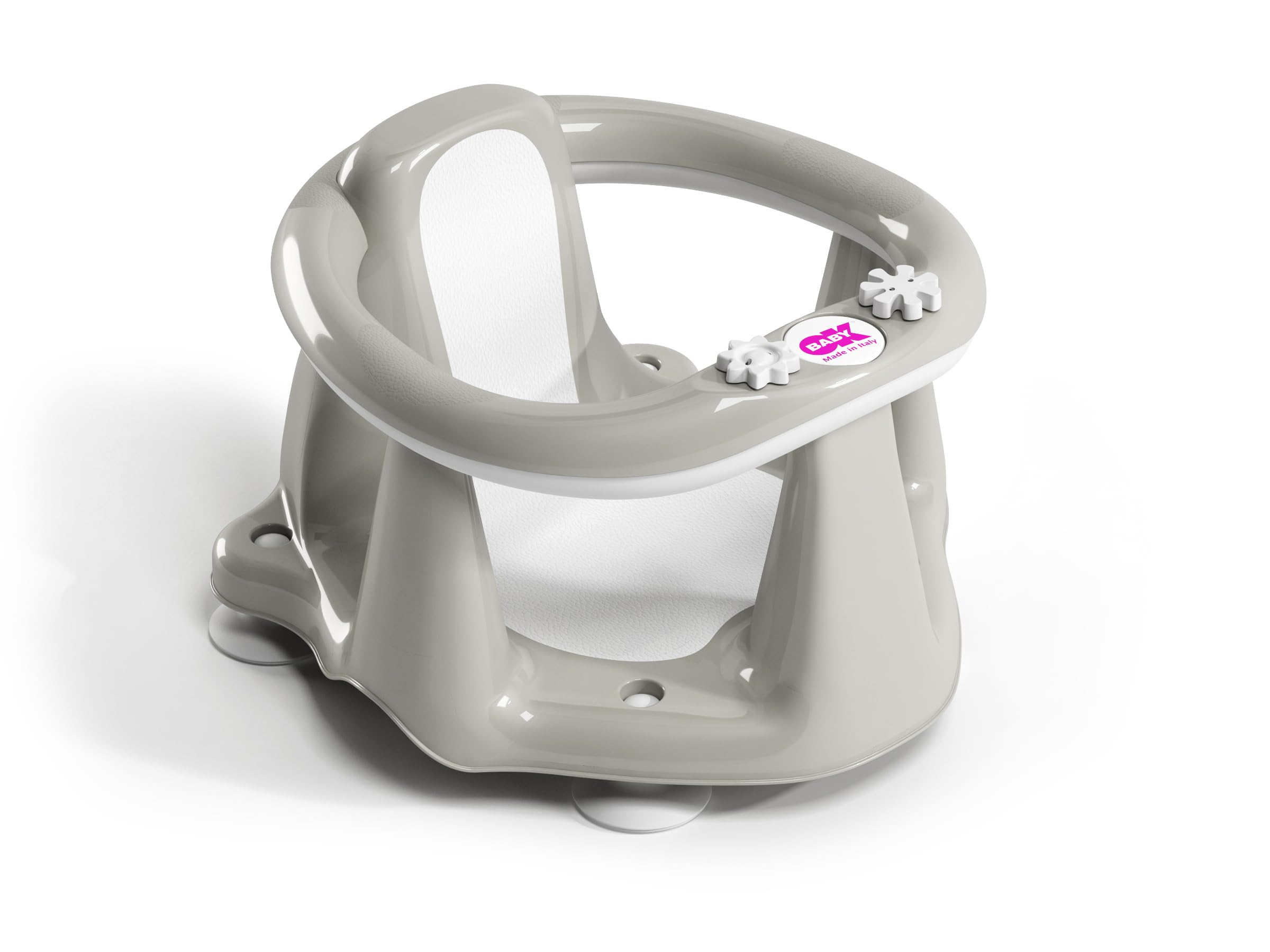 BabySun Ok Flipper Baby Bath Ring Seat Natural