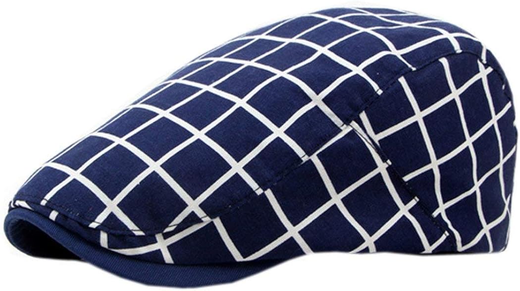 Caps Flat Cap Ladies Classic Checked Hat Hat Autumn Ladies Cozy Cotton