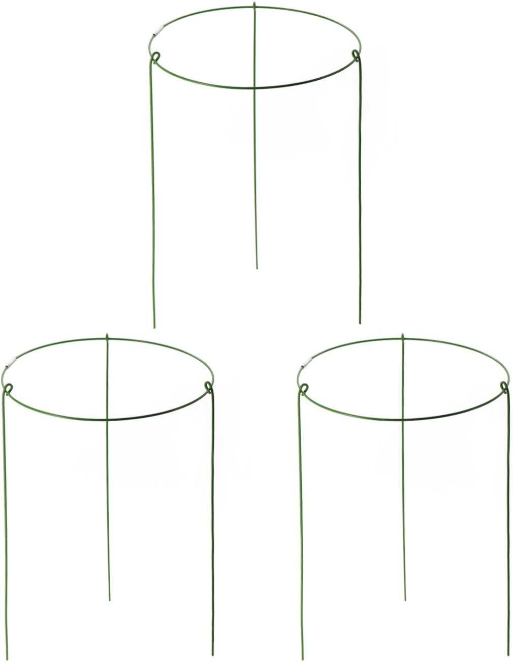 Garich Garden Plant Support Ring Mini Treils for Potted Plant Pack of 3
