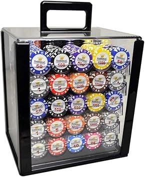 TX GIRL 600PCS / 1000PCS Casino Poker Chips Set Corona De Oro ...