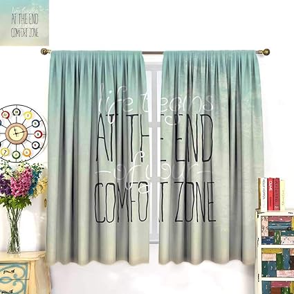 Amazon Com Lifestyle Decor Curtains By Motivational Life Begins