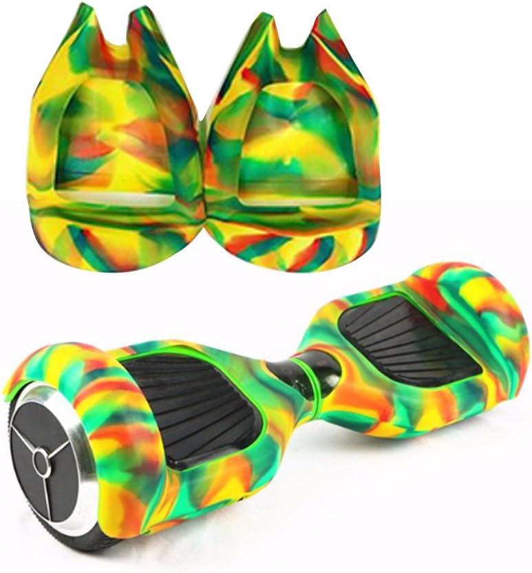 QUMAO 6.5 Inch Silicone Protective Case with 360 Degree Protection Hoverboard Protects Against Damage and scratches Electric Balance Scooter