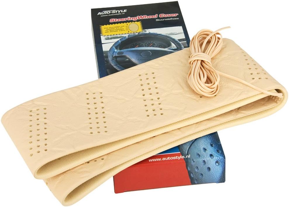 Steering Wheel Cover Classic Beige (Lace) Amazon.co.uk Car & Motorbike