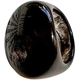 PINK TOWN Resin Chunky Ring, Multicolor Acrylic Stackable Rings Set Vintage Plastic Knuckle Rings Aesthetic Y2k Statement Rings Thick Dome Finger Joint Ring for Women