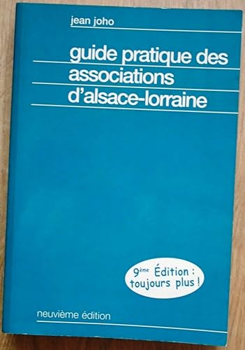 Download Guide pratique des associations d'Alsace-Lorraine PDF