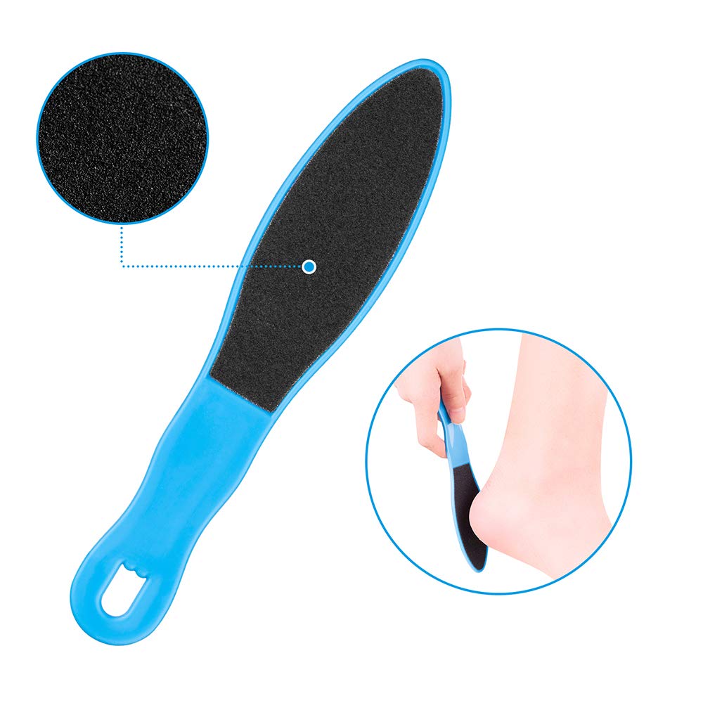 ANNMEXX 9 IN 1 Professional Cuticle Remover, Pedicure Kit, Cuticle Trimmer, Callus Remover for Feet, Foot File, Can Be Used on Dry and Wet Feet Skin : Beauty
