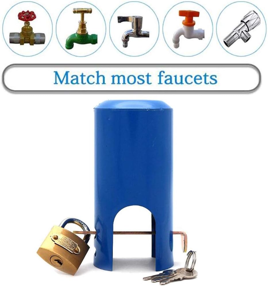 Outdoor Faucet Lock System to Prevent Unauthorized use and Vandalism Garden Hose and casing Lock and Water-Saving Cover, and Easy to Install : Garden & Outdoor