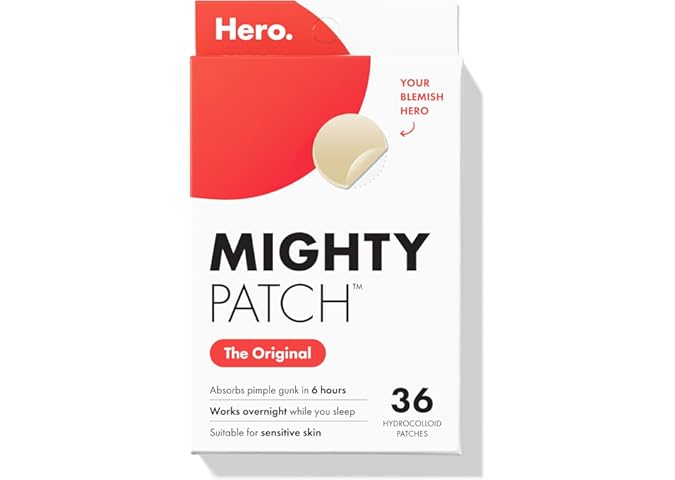 Mighty Patch Original Patch from Hero Cosmetics - #1 Hydrocolloid Acne Pimp...