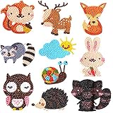 400 magic 5D DIY Diamond Painting Kits for Kids Diamond Dotz Kits Paint by Numbers Diamond Puzzles Sticker for Notebook, Journal and Phone