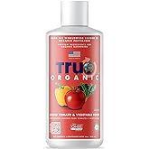 True Organic Liquid Tomato & Vegetable Food – Organic Fertilizer for Superior Harvests – 16 fl. oz. Bottle Covers 30 Sq. Ft.