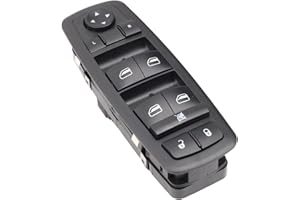 LCAPT 56046553AC Master Left Driver Side Window Control Switch Replacement for Jeep Cherokee 2014-2016, Dodge Dart 2013-2016