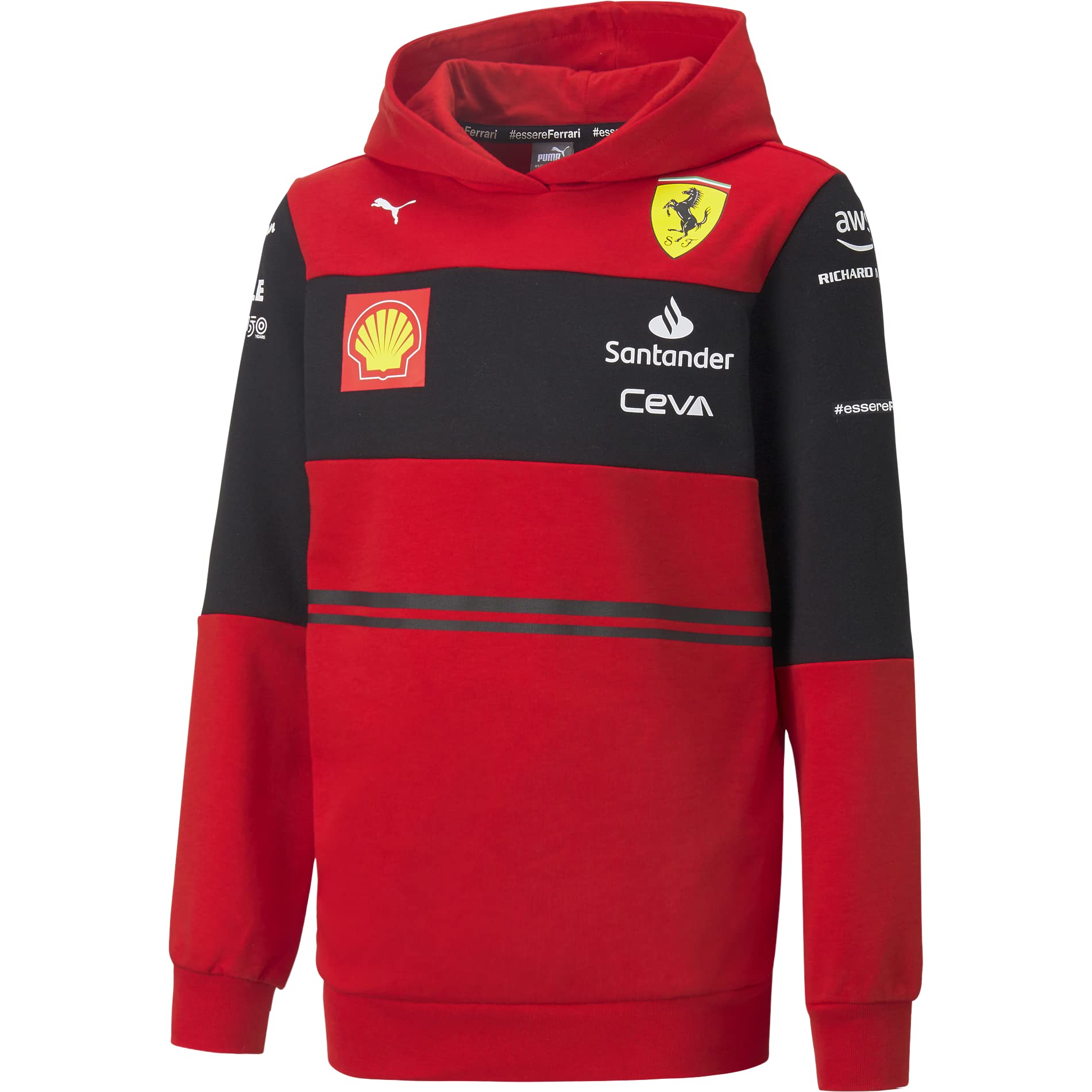 Scuderia Ferrari - Official Formula 1 Merchandise - Kids 2022 Team Hoodie - Red - Size 3-4 Years