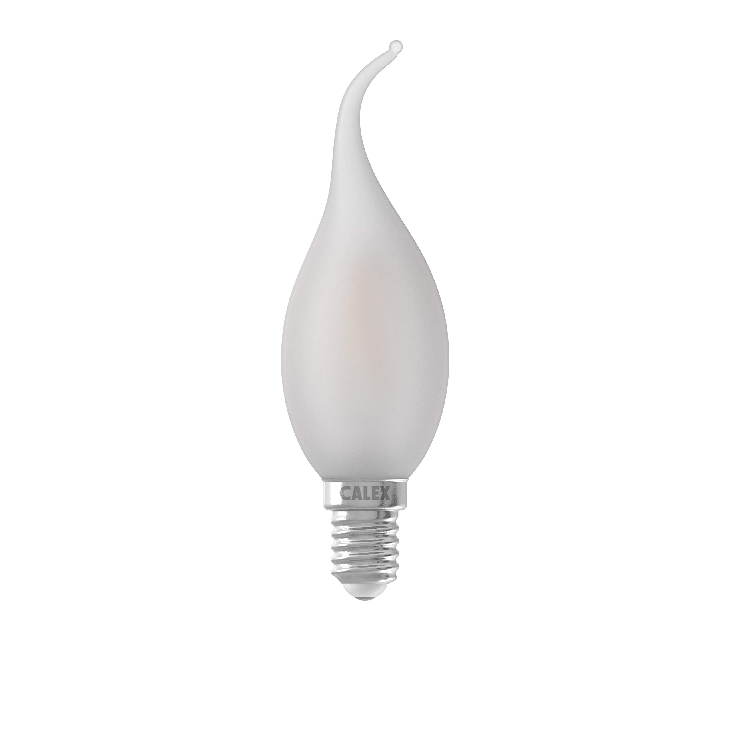 Calex Windstoßkerzenlampe matt LED-Filament 3.5W (ersetzt 35W) E14