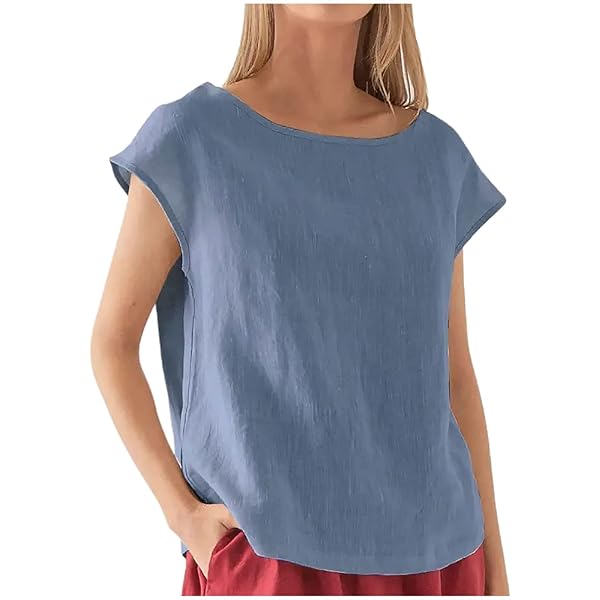 Generic E-113 Army Lime Green Womens Cap Sleeve T Shirts Loose Fit