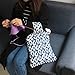 Teamoy Knitting Bag, Canvas Yarn Tote Project Bag for Knitting Needles, Yarn and Crochet Supplies, Perfect Size for Knitting on The Go, Sheep