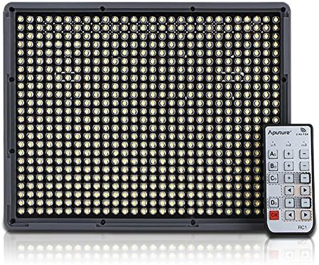 Aputure HR672C High Color Rendering LED Light Video Light CRi95 + Remote Control
