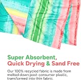 Dock & Bay Beach Towel Large 160x90cm Quick Dry Sand Free Watermelon view 3