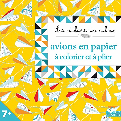 Avions en papier à colorier et plier by 