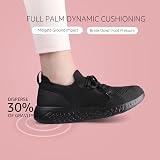 HKR Womens Trainers Athletic Running Shoes Breathable Lightweight All Black UK 6 view 7