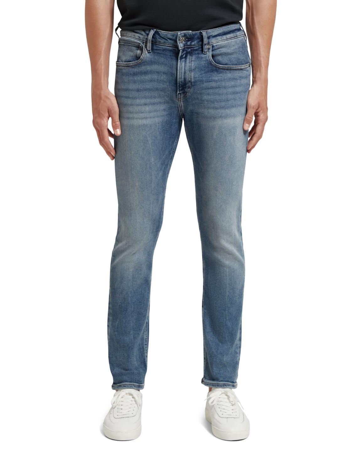 Scotch & Soda Men Skim Skinny-Fit Jeans Casual Trousers, Make it Count, 29-34