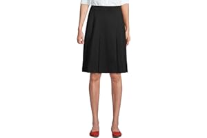 Lands' End School Uniform Women's Ponte Pleat Skirt