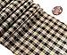 Buffalo Check Burlap Table Runner - Farmhouse Primitive Country Decor for Home and Kitchen. Authentic, Natural Burlap. Perfect Plaid Burlap Table Runner for That Simple Rustic Look 14 Inch X 108 inch