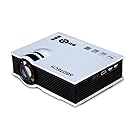 Abdtech 130" Mini LED Projector 800 Lumens Multimedia Beamer Portable Home Theatre Projectors