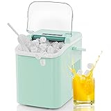 SMUG Ice Makers Countertop with Handle, Portable