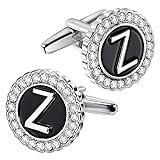 HAWSON A-Z Initial Cufflinks for Men and Women with