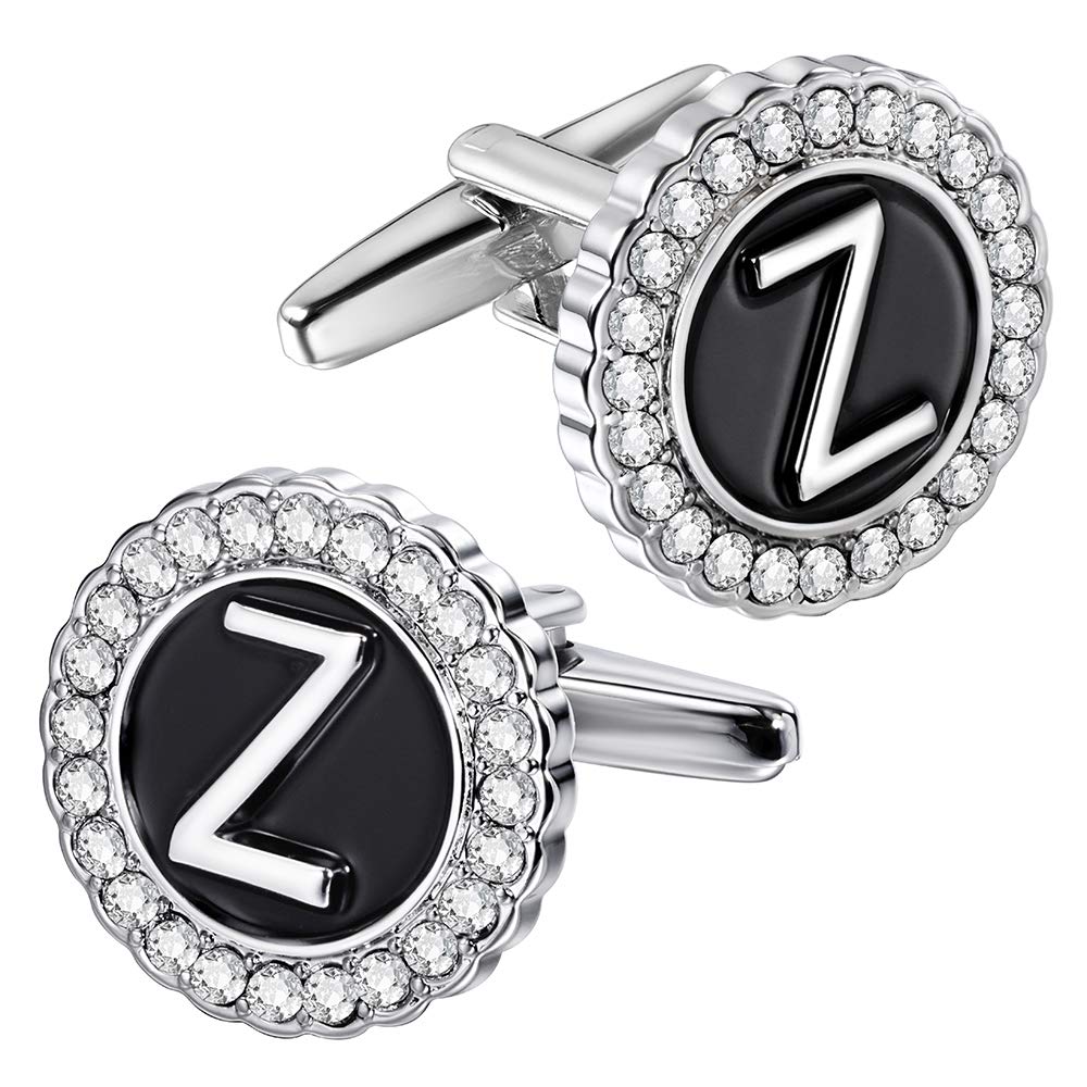 HAWSON A-Z Initial Cufflinks for Men and Women with