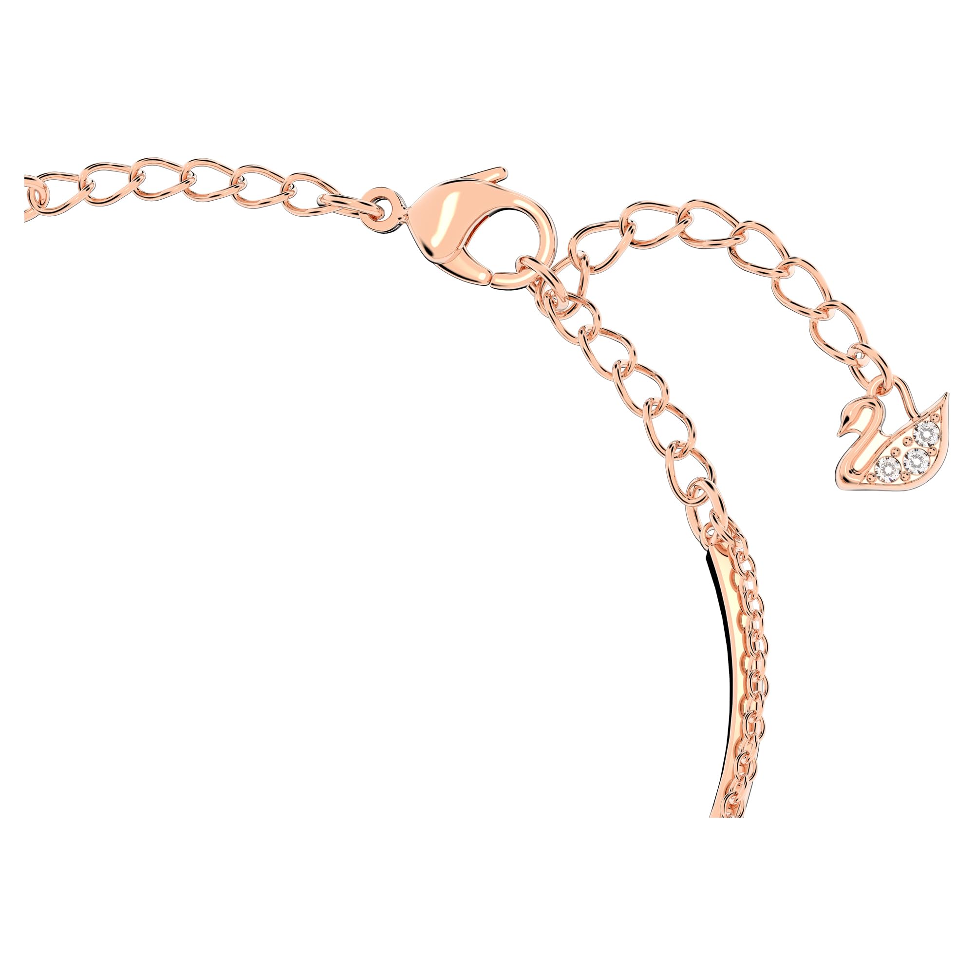 Swarovski Infinity Twist Jewelry Collection, Bracelets & Necklaces, Rhodium & Rose Gold Tone Finish, Clear Crystals