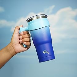 Konokyo 20 oz Tumbler with Handle and 2 Straw 2