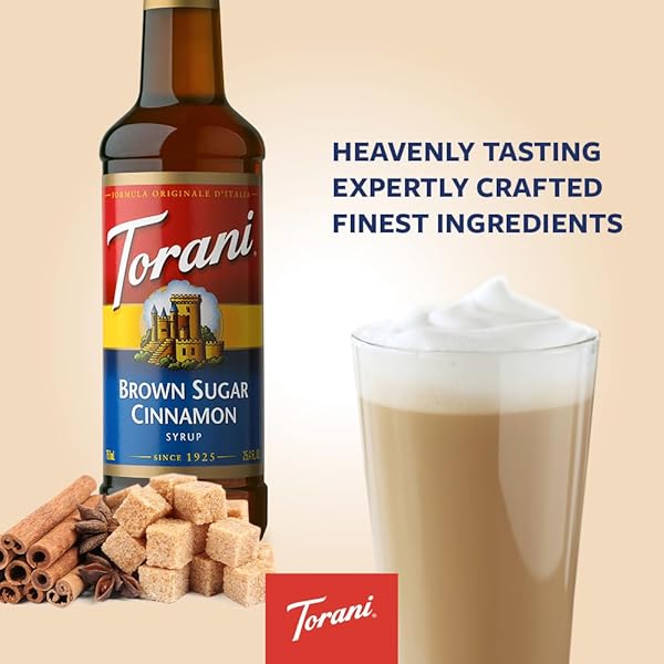 TORANI SYRUP, BROWN SUGAR CINNAMON, 25.4 OUNCES (PACK OF 1)
