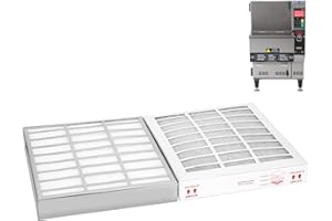 BULLRO 83543 2FK001 2FR00801 for Perfect Fry Filter Passive & Odor 2 Stage Filter for Perfect Fry Ventless/Hoodless Deep Fryers Half-year Free Replacement