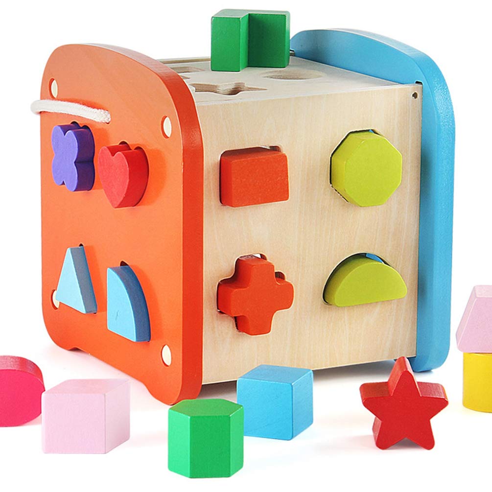 Mua 木製玩具 赤ちゃん パズルボックス 型はめ キッズ 子供 積み木 ブロック マッチング 幾何認知 幼児用 はめこみ 楽しく学ぶ 脳活性化 19穴 形はめ込み 木のおもちゃ 1歳 ２歳 ３歳 Tren Amazon Nhật Chinh Hang 21 Fado