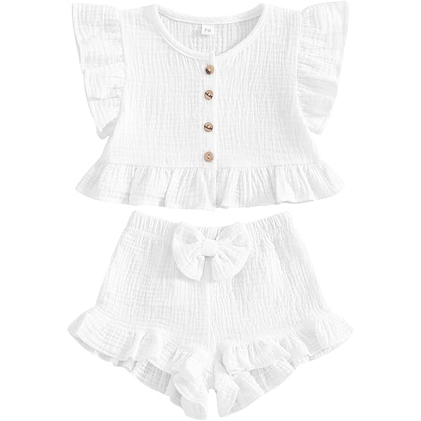 トップス JILTU baby frill foodie Amazon.com: Toddler Baby Girl Dress Set Short Sleeve Floral