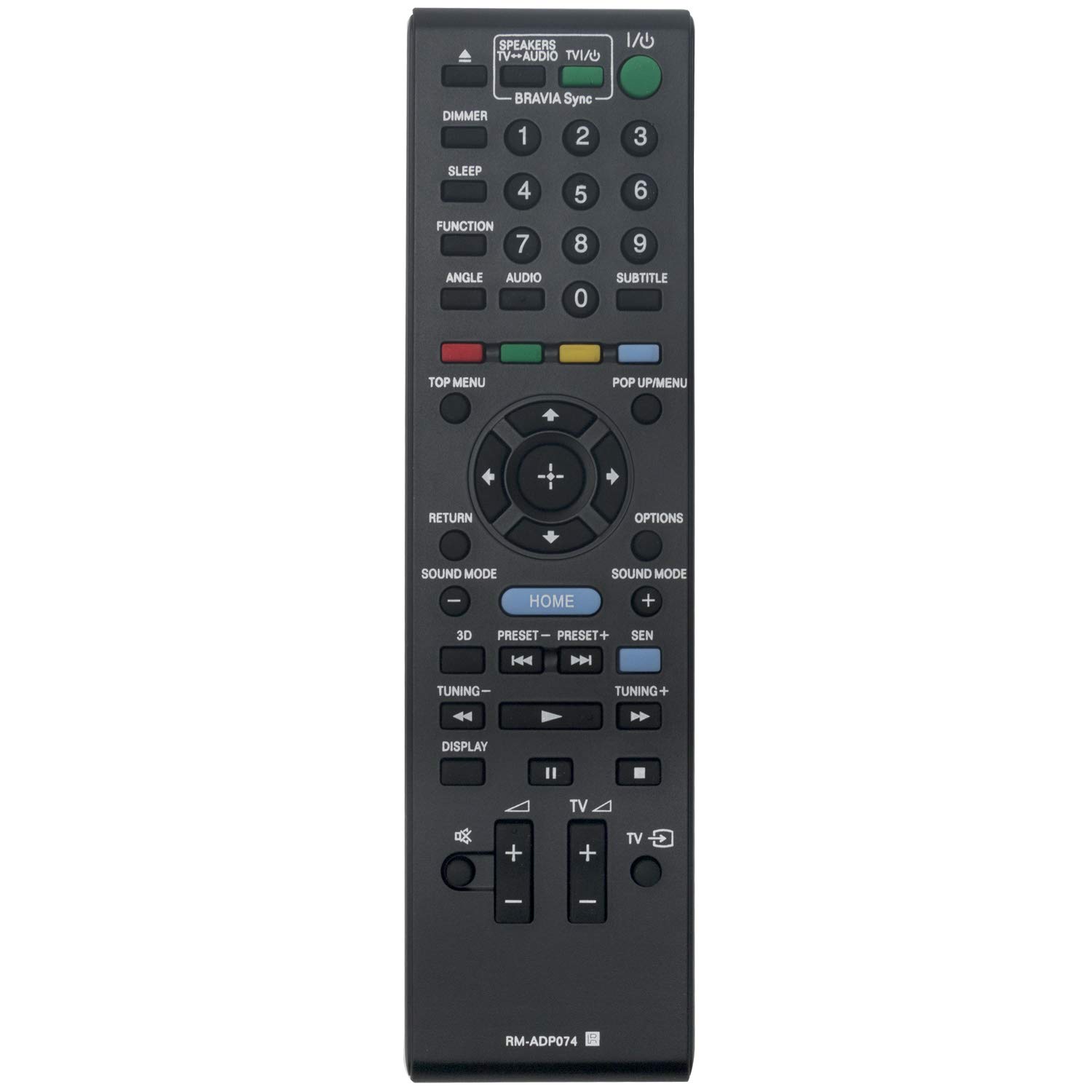 VINABTY RM-ADP074 Remote Control for Sony Home Theater System BDV-E190 BDV-E290 BDV-E190M BDVE190M BDVE290 BDV-E385 Bdv-e390 Bdv-e690 Bdv-e490 Bdv-t39 Bdv-dv-bdv-dv-190 -E49