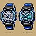 Jelercy Multi Function Digital Analog Watch LED Quartz Water Resistant Sport Watches for Boys Blue