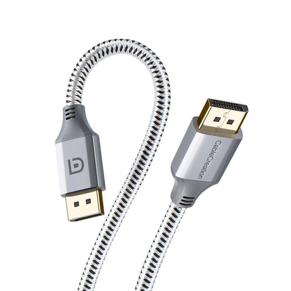 CableCreation 8K DisplayPort Cable 1.4, DisplayPort to DisplayPort Cable 10ft (DP to DP Cable) Gold Plated with 8K@60Hz
